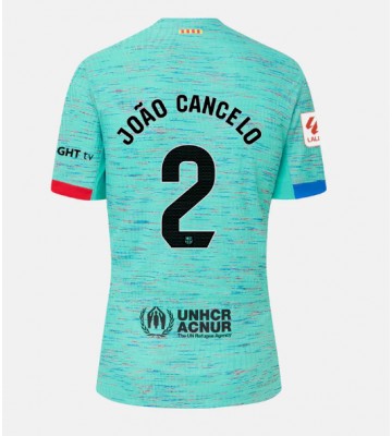 Barcelona Joao Cancelo #2 Kolmaspaita 2023-24 Lyhyet Hihat